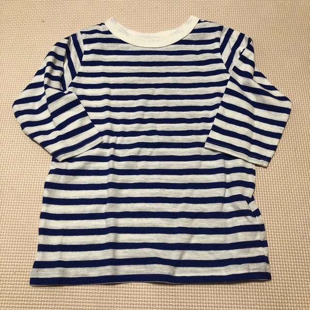 ampersand(アンパサンド)の新品タグ付き ampersand アンパサンド ボーダーTシャツ 110 キッズ/ベビー/マタニティのキッズ服男の子用(90cm~)(Tシャツ/カットソー)の商品写真