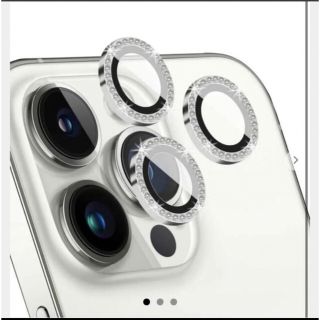 【新品】iPhone13 カメラレンズ保護フィルム　キラキラ　360度保護(フィルムカメラ)
