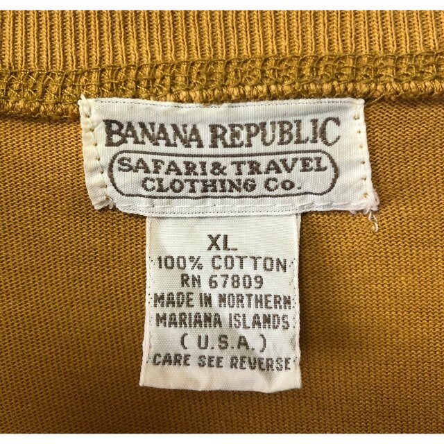 Banana Republic(バナナリパブリック)の80's USA製 BANANA REPUBLIC VINTAGE SHIRT  メンズのトップス(Tシャツ/カットソー(七分/長袖))の商品写真