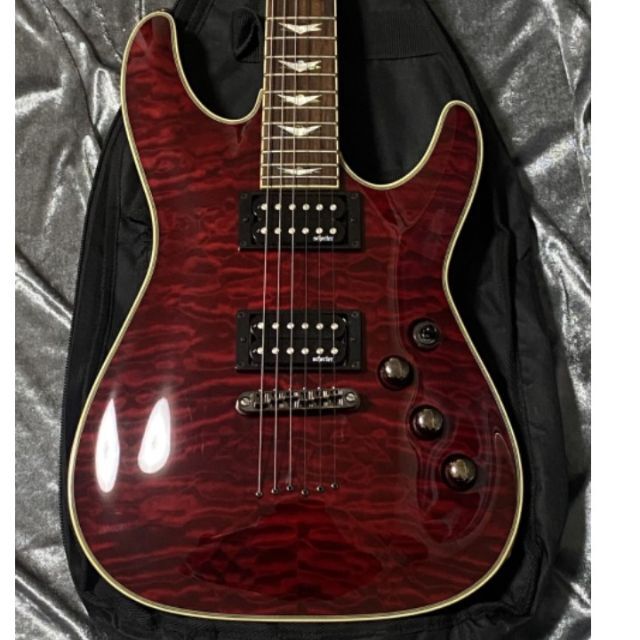 ポスターフレーム 2017年製 Schecter OMEN 6 Extreme コイルタップ付き
