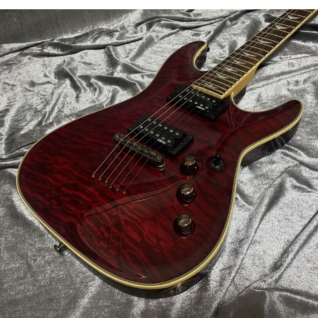 ポスターフレーム 2017年製 Schecter OMEN 6 Extreme コイルタップ付き