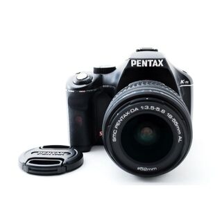 ペンタックス(PENTAX)の【PENTAX】一眼レフカメラ　K-M　ブラック　標準レンズ　動作確認実施(コンパクトデジタルカメラ)