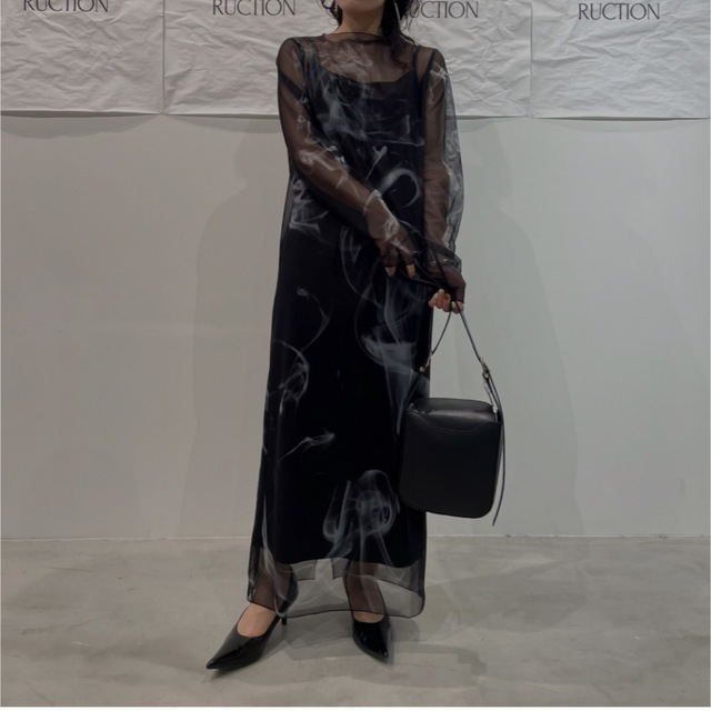 レディースCURL OF SMOKE SHEER DRESS