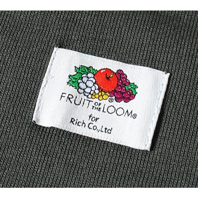 Ron Herman(ロンハーマン)のFruit Of The Loom 8.5oz厚手 ロンTシャツ チャコールL メンズのトップス(Tシャツ/カットソー(七分/長袖))の商品写真