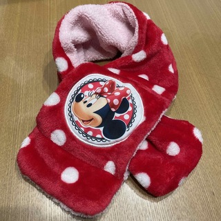 ディズニー(Disney)のミニーマウス　子供用　マフラー　(マフラー/ストール)