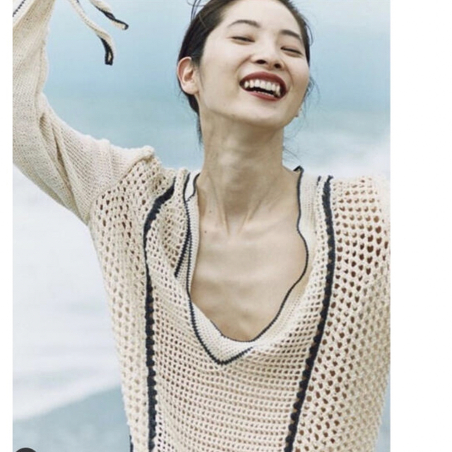 新品タグ付き♡junmikami リネン ニット ジュンミカミの通販 by Y shop