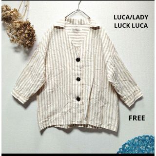 ルカレディラックルカ(LUCA/LADY LUCK LUCA)のLUCA/LADY LUCK LUCA ルカレディラックルカ　シャツブラウス(シャツ/ブラウス(半袖/袖なし))