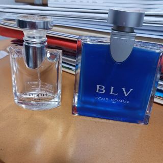 ブルガリ(BVLGARI)の【インテリアに】BVLGARI ブルガリ ブルー プールオム オードトワレ 空瓶(香水(男性用))