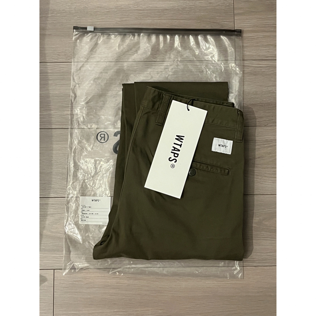 ジャパン公式通販 WTAPS KHAKI TIGHT TROUSERS COTTON CHINO