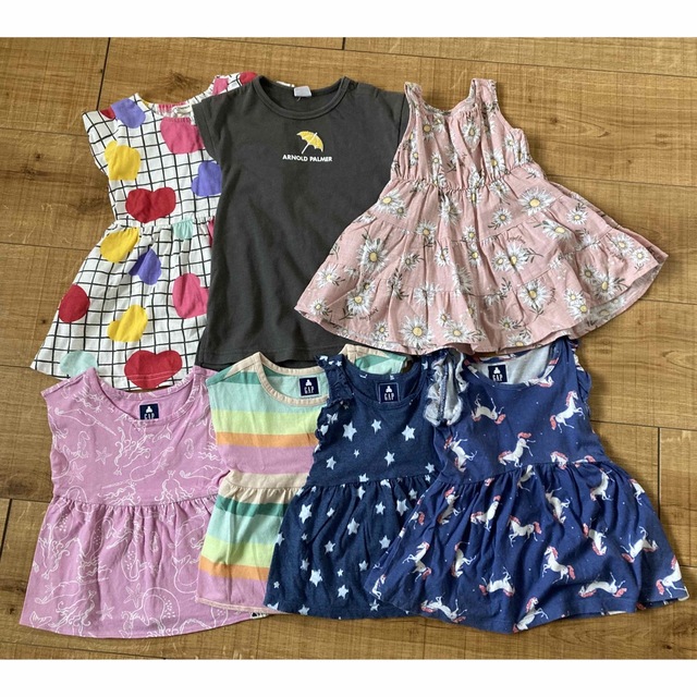 UNIQLO(ユニクロ)のベビー子供服 45点セット サイズ80 肌着 トップス ズボン 赤ちゃん用品 キッズ/ベビー/マタニティのベビー服(~85cm)(肌着/下着)の商品写真