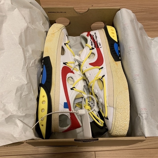 新品未着用タグ箱付 Off-White × Nike Blazer Low 27 新品未着用タグ箱付 Off-White × Nike Blazer Low 27