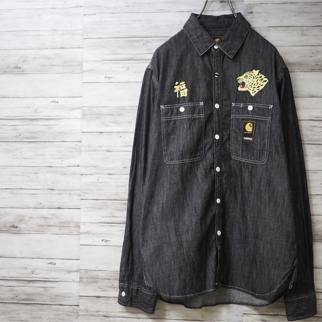 NBHD×CARHARTT 14AW NHCH Chambray Shirt