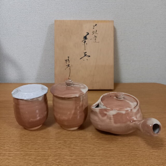 萩焼　椿秀窯　茶器セット インテリア/住まい/日用品のキッチン/食器(その他)の商品写真