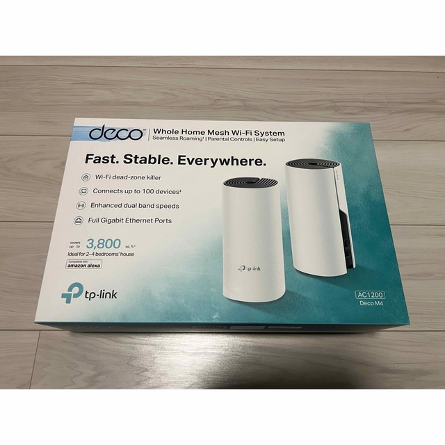 メッシュWiFiルーター tp-link Deco M4R 2台セット