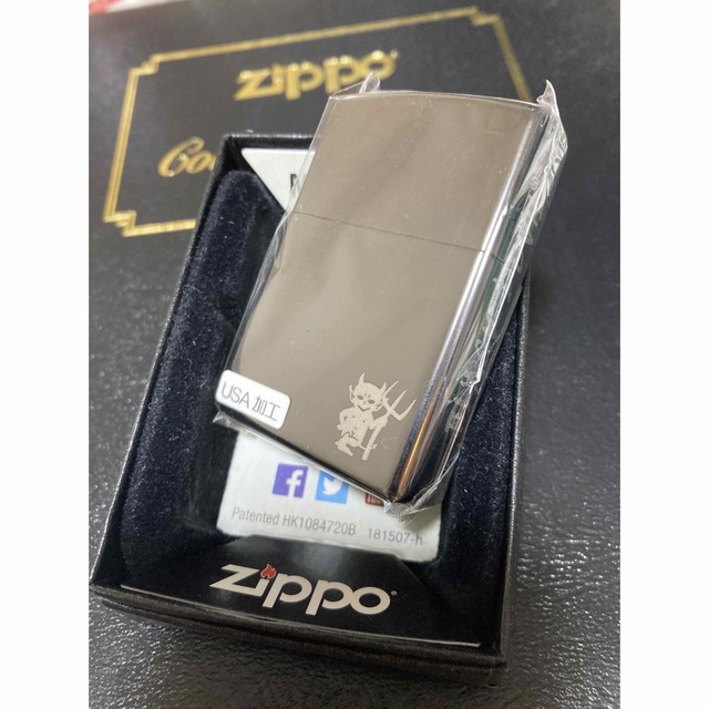 新品未使用品 ブラックデビル Zippo ジッポー - タバコグッズ
