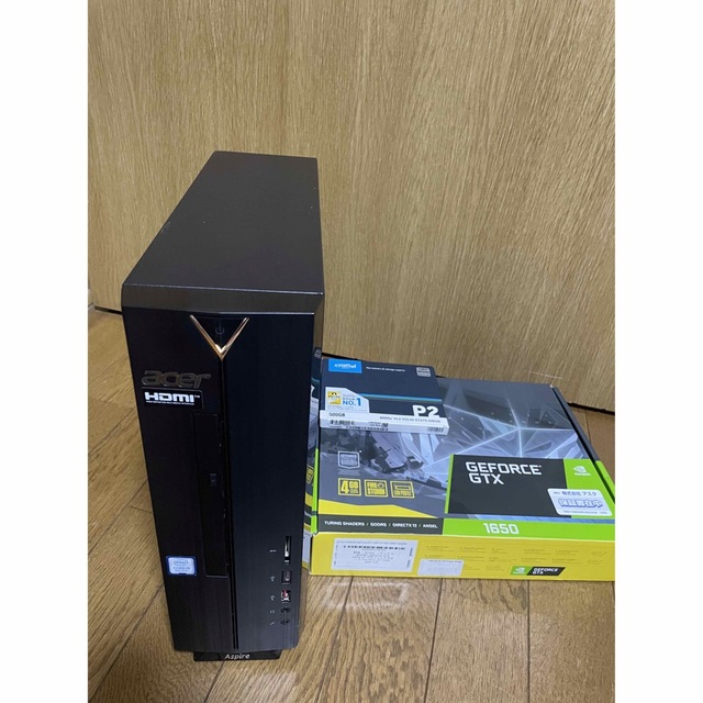 i7-8700K>X1650☆スリム&ゲーミングPC/Win11 【超歓迎】 48%割引