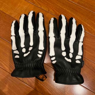 UNCROWD LEATHER BONE GLOVE サイズM アンクラウド(装備/装具)