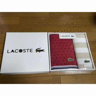 ラコステ(LACOSTE)のラコステ　スポーツタオル　ゲストタオル　セット(タオル/バス用品)