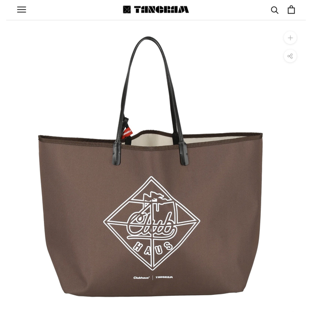 シルバー/レッド 新品未使用CLUBHAUS × TANGRAM REVERSIBLE BAG | www