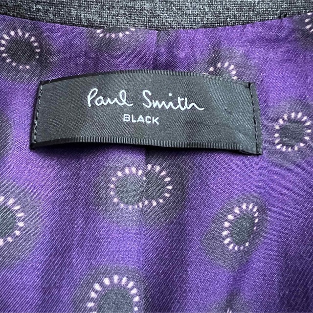 Paul Smith(ポールスミス)のPaul Smith BLACK テーラードジャケット 42 大きいサイズ レディースのジャケット/アウター(テーラードジャケット)の商品写真