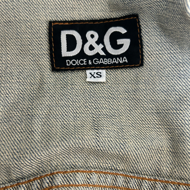 DOLCE&GABBANA(ドルチェアンドガッバーナ)の【DOLCE&GABBANA】ドルチェ&ガッバーナ　デニムジャケット　Gジャン レディースのジャケット/アウター(Gジャン/デニムジャケット)の商品写真