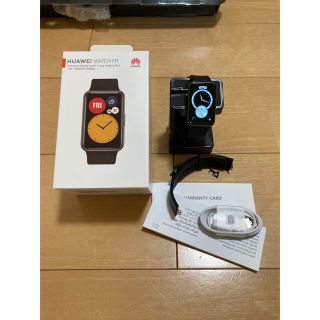 ファーウェイ(HUAWEI)のファーウェイWatch Fit おまけベルト付き(腕時計(デジタル))