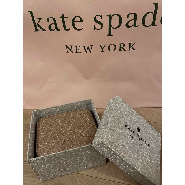 【kate spade】グリッター ファブリック ボックス ジュエリーボックス 4