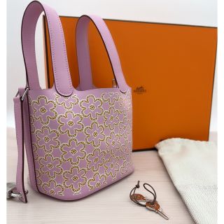 エルメス(Hermes)の✨超美品✨エルメス　ピコタンロック　ミクロラッキーデイジー(ハンドバッグ)