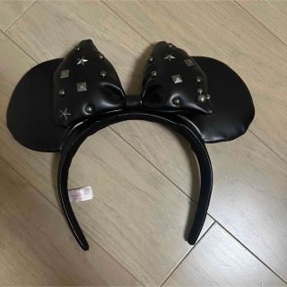 ディズニー(Disney)のミニー　レザー　カチューシャ(カチューシャ)