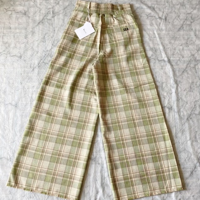 レディースAMERI WIND AND SEA CHECK PANTS