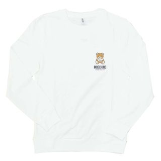 モスキーノ(MOSCHINO)の★最新作★ 新品未使用 MOSCHINO スウェット Ｍ　トレーナー ホワイト(スウェット)