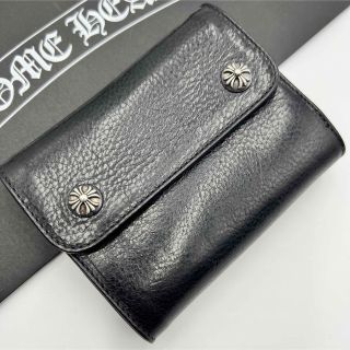 クロムハーツ(Chrome Hearts)の【希少品】CHROME HEARTS Wallet WAVE MINI 折り財布(折り財布)