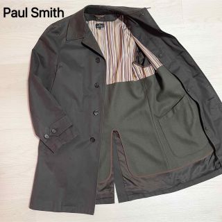 ポールスミス(Paul Smith)のピーエスポールスミス　ステンカラーコート　ライナー付き　マルチストライプ(ステンカラーコート)