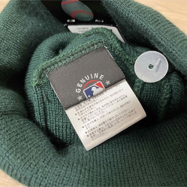 NEW ERA(ニューエラー)の未使用 ニューエラ BEAUTY&YOUTH ニットキャップ アスレチックス メンズの帽子(ニット帽/ビーニー)の商品写真