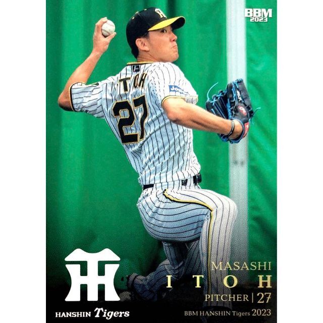 2023　阪神タイガース　オンサイトカード　伊藤将司投手