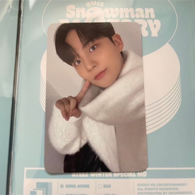 ATEEZ SNOWMAN FACTORY MDトレカ ミンギ