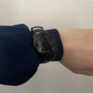 ・Aランク 【超希少】00s Nike Triax オールブラック 腕時計 電池交換済み