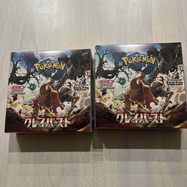 ポケモンカード クレイバースト 2BOX シュリンク付き - Box/デッキ/パック