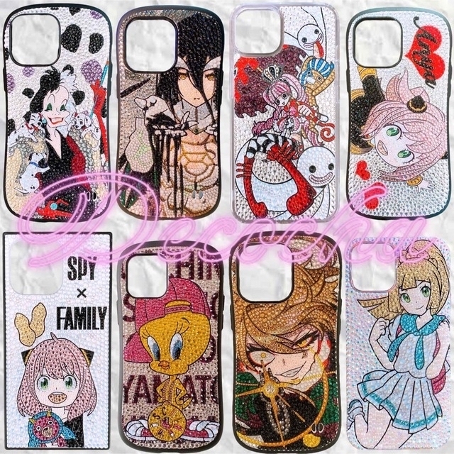 オーダー受付】デコ電 スマホケース デコオーダー 高級ガラス | mdh.com.sa