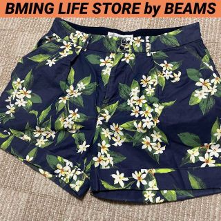 ビームス(BEAMS)の2517 BMING LIFE STORE ショートパンツ 花柄 ネイビー(ショートパンツ)