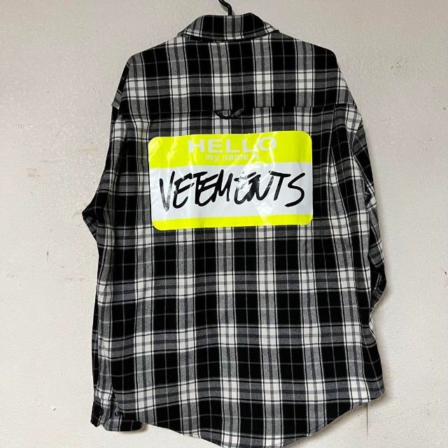 VETEMENTS MY NAME IS ロゴ 長袖シャツ 【後払い手数料無料】 www