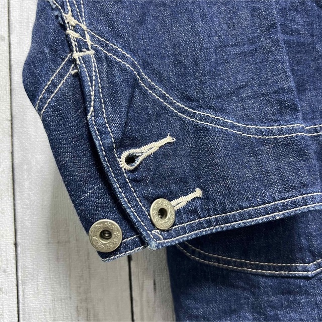 超美品!SUGAR CANE デニムカバーオール! | www.jarussi.com.br