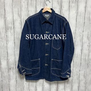 シュガーケーン(Sugar Cane)の超美品！SUGAR CANE デニムカバーオール！(Gジャン/デニムジャケット)