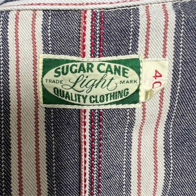 Sugar Cane(シュガーケーン)のSUGAR CANE LIGHTストライプカバーオール！日本製！  メンズのジャケット/アウター(カバーオール)の商品写真