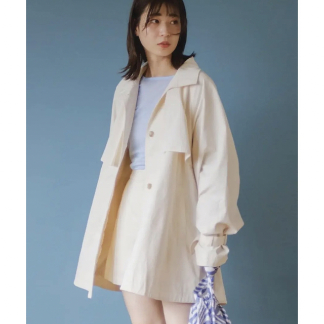 新品eaphi / multi way volume trench coat M