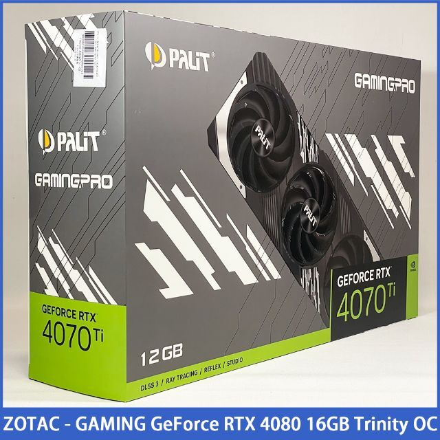 【新品未開封】Palit GeForce RTX4070Ti GamingPro