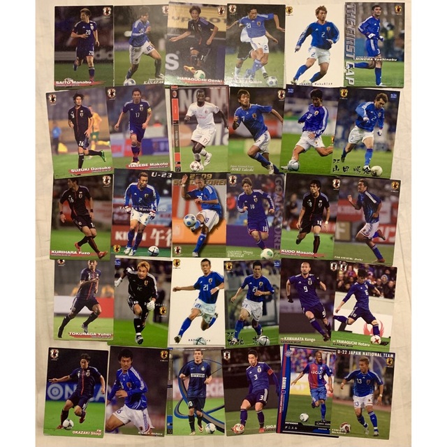 カルビー(カルビー)のサッカー　選手　カード　日本代表　W杯　JFA エンタメ/ホビーのタレントグッズ(スポーツ選手)の商品写真