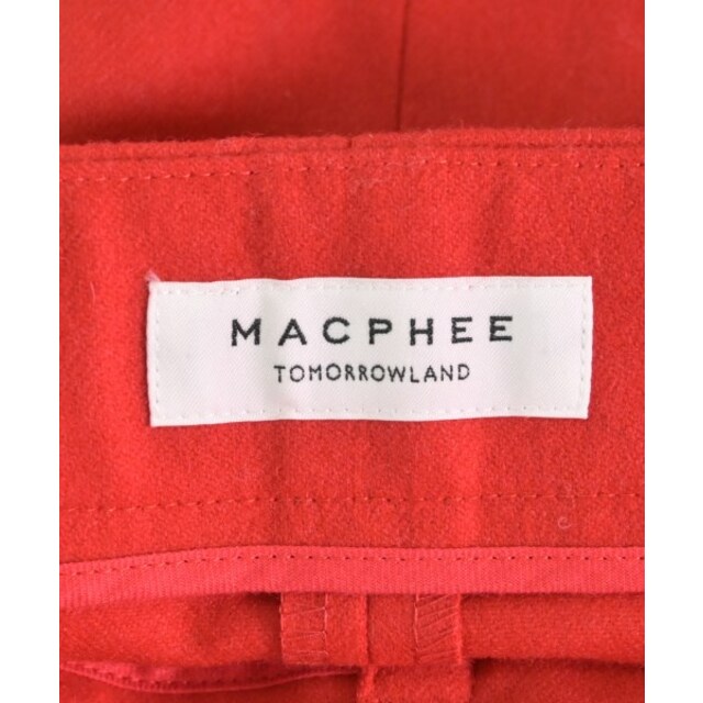 MACPHEE(マカフィー)のMACPHEE マカフィー パンツ（その他） 32(XS位) 赤 【古着】【中古】 レディースのパンツ(その他)の商品写真