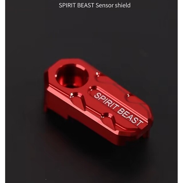 ホンダ(ホンダ)のSPIRIT BEAST レブル 250 ABS センサー ガード レッド 自動車/バイクのバイク(パーツ)の商品写真
