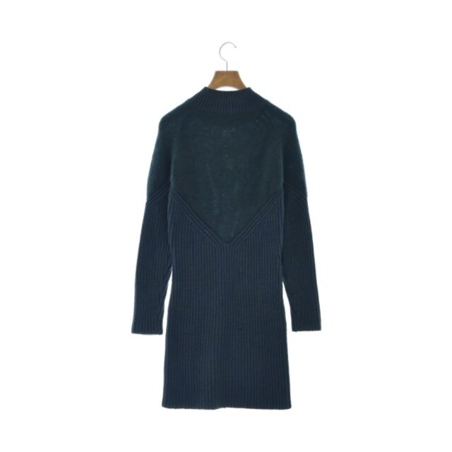 CARVEN カルヴェン コットンベロア ワンピース ミントブルー